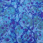 Hand Marbled Origami Paper - JEWEL STONE