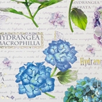 Italian Florentine Origami Paper - HYDRANGEA