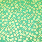 Lokta Paper Origami Pack - TINY FLOWERS - Gold on Green